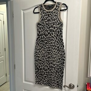 Express Leopard Bodycon dress